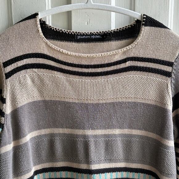 Gudrun Sjoden Alfrida Striped Sweater Recycled Cotton - Picture 3 of 8
